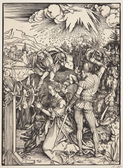 Szent Katalin vértanúsága alkotó: Albrecht Dürer