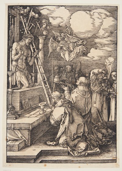 Szent Gergely miséje alkotó: Albrecht Dürer