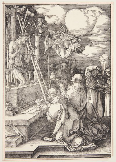 Szent Gergely miséje alkotó: Albrecht Dürer