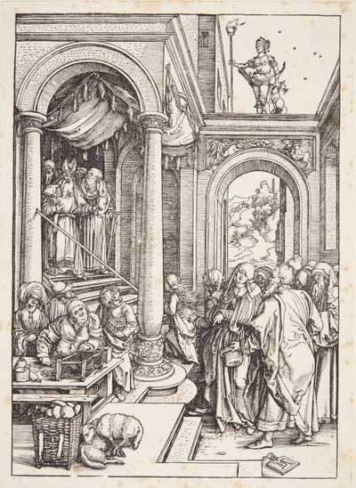 Szűzanya bemutatása a templomban alkotó: Albrecht Dürer