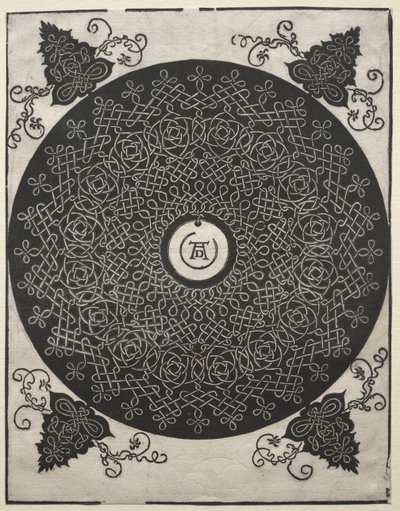 Harmadik csomó. alkotó: Albrecht Dürer