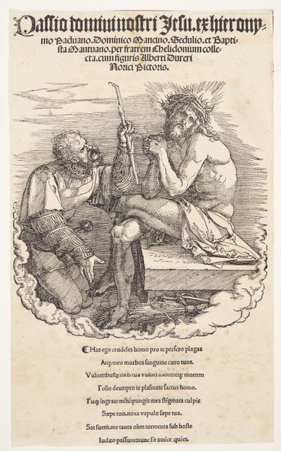 Címlap: Krisztus kigúnyolása alkotó: Albrecht Dürer