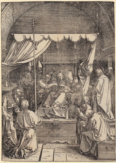 Szűz Mária halála alkotó: Albrecht Dürer