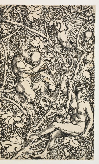 Két minta gobelinhez szatyrcsaláddal alkotó: Albrecht Dürer