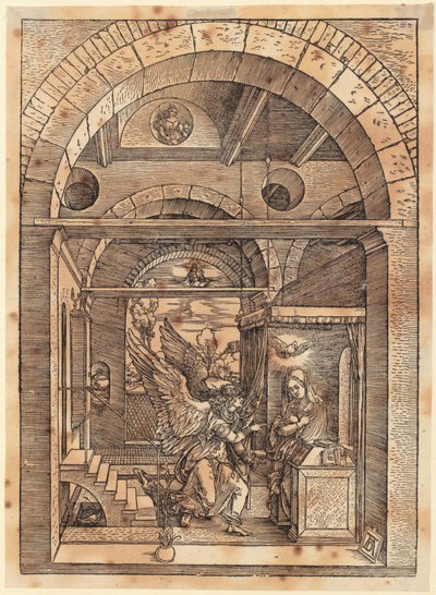Mária eljegyzése, a „Mária élete” sorozat 7. lapja alkotó: Albrecht Dürer