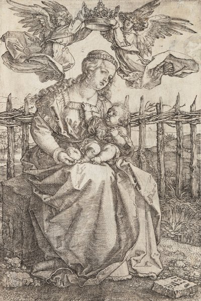 Szűz Máriát két angyal koronázta meg, 1518 alkotó: Albrecht Dürer