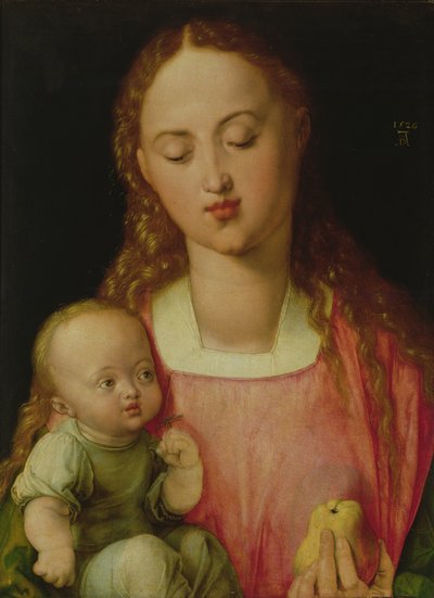 Szűz és gyermek, más néven Szűz a körtével, 1526 alkotó: Albrecht Dürer