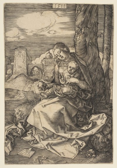 Szűz és gyermek a körtével, 1511. alkotó: Albrecht Dürer