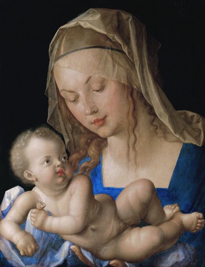 Szűz és gyermeke körtével alkotó: Albrecht Dürer