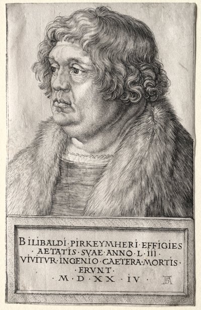 Willibald Pirkheimer alkotó: Albrecht Dürer