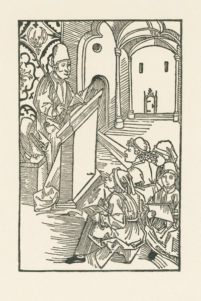 Egy tanár négy ösztöndíjasával alkotó: Albrecht Dürer or Duerer
