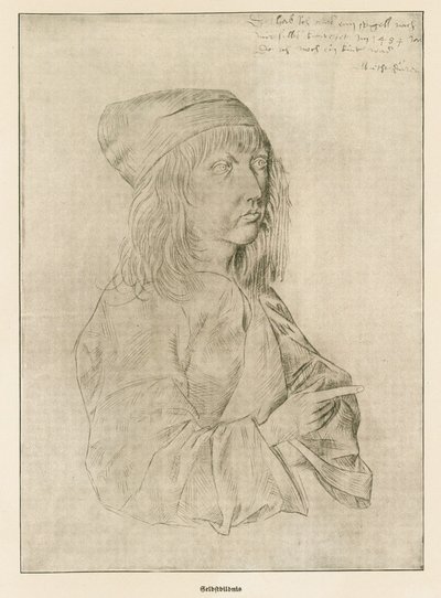 Albrecht Duerer - Önarckép tizenhárom éves korában alkotó: Albrecht Dürer or Duerer