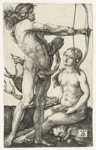 Apollo és Diana alkotó: Albrecht Dürer or Duerer