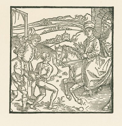 Catonet megvált egy gonosztevőt az akasztófától alkotó: Albrecht Dürer or Duerer