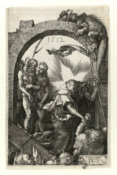 Krisztus Limbóban (Ádámmal és Évával) alkotó: Albrecht Dürer