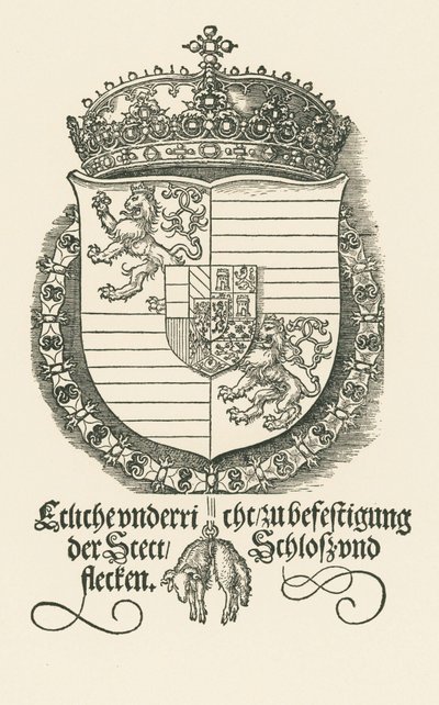 I. Ferdinánd, Csehország és Magyarország királyának címere alkotó: Albrecht Dürer or Duerer