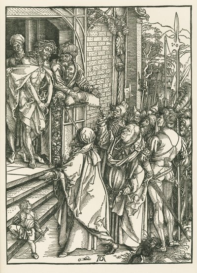 Ecce Homo, 1498 körül (fametszet) alkotó: Albrecht Dürer or Duerer