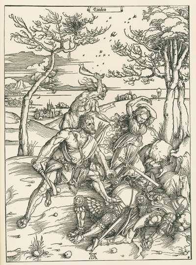 Ercules., 1496 körül (fametszet) alkotó: Albrecht Dürer or Duerer