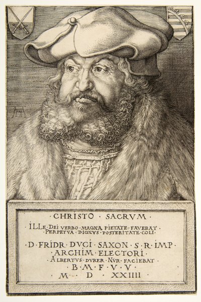 Bölcs Frigyes szász választófejedelem, kocsma. 1524 (metszet) alkotó: Albrecht Dürer