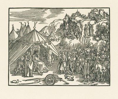 Juditot Holofernész táborába viszik. alkotó: Albrecht Dürer or Duerer