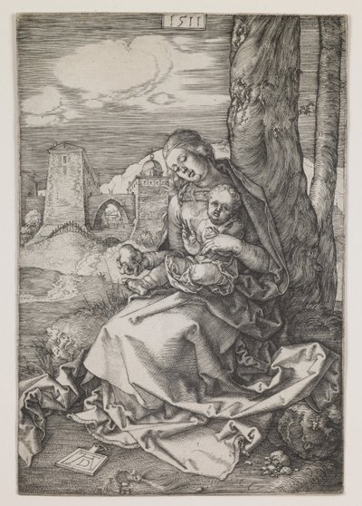 Madonna a körtével alkotó: Albrecht Dürer or Duerer