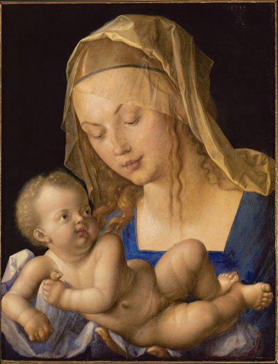 Madonna a körtével alkotó: Albrecht Dürer or Duerer