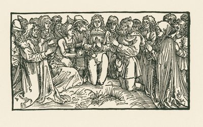 Férfiak és nők imádkoznak alkotó: Albrecht Dürer or Duerer