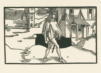 Phaedria, 1492-93 körül (fametszet) alkotó: Albrecht Dürer or Duerer
