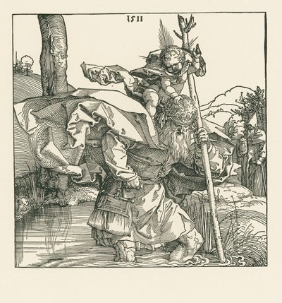 Szent Kristóf alkotó: Albrecht Dürer or Duerer