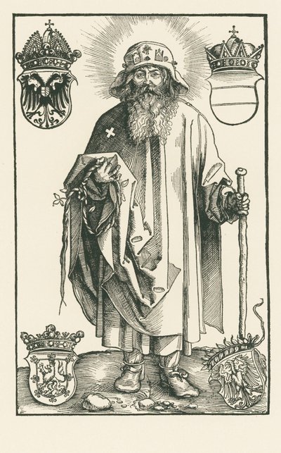 Szent Kolomán mint zarándok alkotó: Albrecht Dürer or Duerer