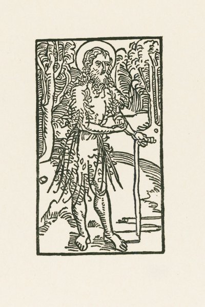 Szent Onophrius alkotó: Albrecht Dürer or Duerer