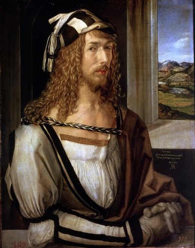 Önarckép kesztyűvel alkotó: Albrecht Dürer or Duerer