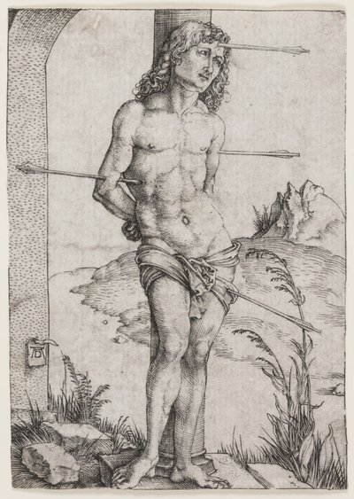 Szent Sebestyén az oszlopnál alkotó: Albrecht Dürer