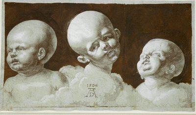 Tanulmányok egy gyermek fejéről (rajz) alkotó: Albrecht Dürer or Duerer