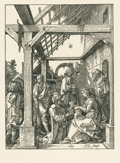 A bölcsek imádása alkotó: Albrecht Dürer or Duerer