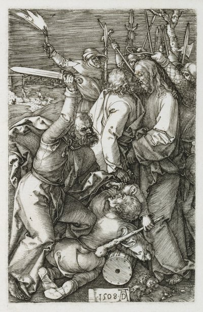 Krisztus árulása alkotó: Albrecht Dürer