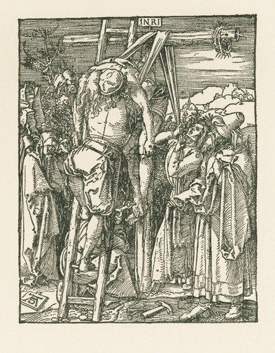A keresztről való leszállás, 1509-10 körül (fametszet) alkotó: Albrecht Dürer or Duerer