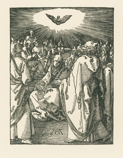A Szentlélek alászállása, 1510 körül (fametszet) alkotó: Albrecht Dürer or Duerer
