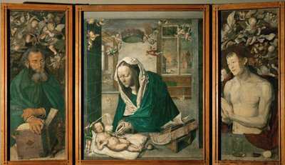A drezdai oltár, 1496 körül (tempera, vászon) alkotó: Albrecht Dürer or Duerer