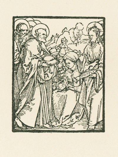 Az ötezer ember megetetése alkotó: Albrecht Dürer or Duerer