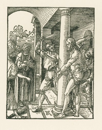 A megostorozás, 1509 körül (fametszet) alkotó: Albrecht Dürer or Duerer