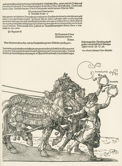 A nagy diadalmas autó alkotó: Albrecht Dürer or Duerer