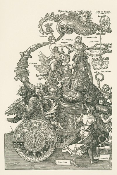 A nagy diadalmas autó alkotó: Albrecht Dürer or Duerer