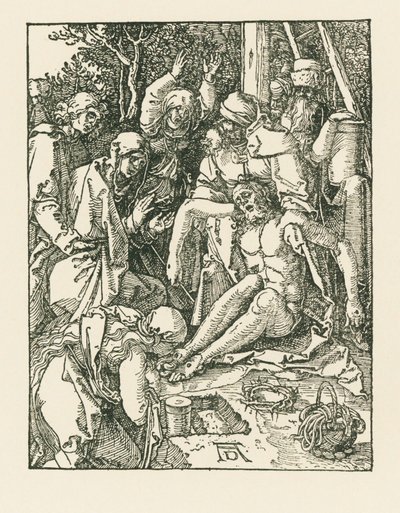 Krisztus siratása, 1509-10 körül (fametszet) alkotó: Albrecht Dürer or Duerer