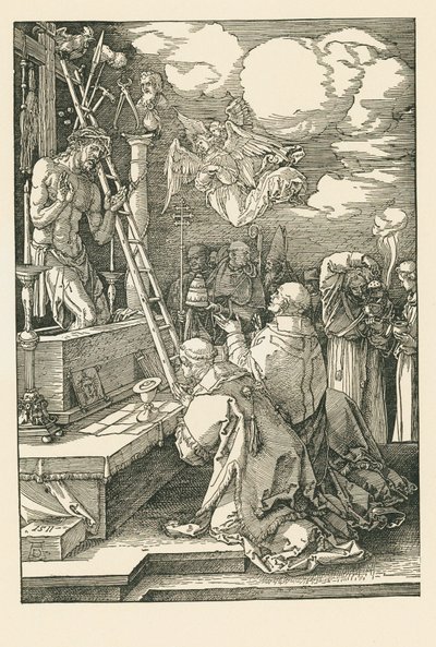 Szent Gergely miséje alkotó: Albrecht Dürer or Duerer