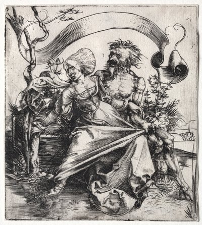 The Ravisher, c. 1495 (metszet) alkotó: Albrecht Dürer or Duerer
