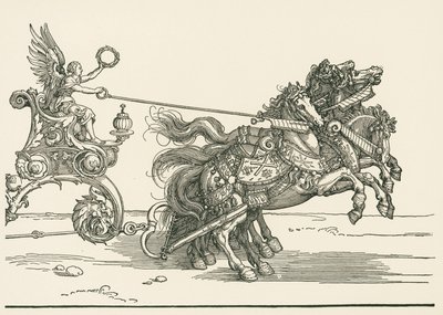 A kis diadalmas kocsi vagy a burgundi házasság alkotó: Albrecht Dürer or Duerer