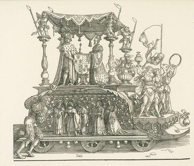 A kis diadalmas kocsi vagy a burgundi házasság alkotó: Albrecht Dürer or Duerer
