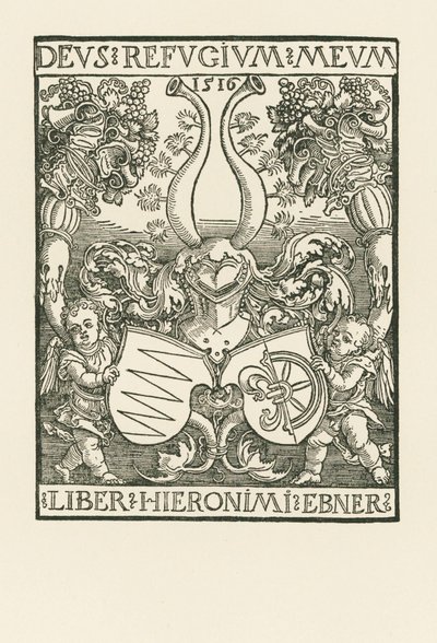 Hieronymus Ebner könyvtáblája alkotó: Albrecht Dürer or Duerer