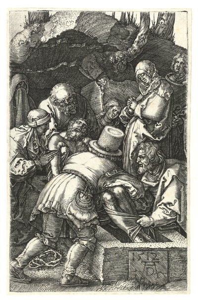 Krisztus temetése alkotó: Albrecht Dürer